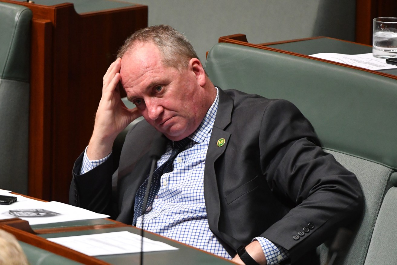 Deputy Prime Minister Barnaby Joyce is isolating in Washington after testing positive for COVID-19. (Photo: AAP Image/Mick Tsikas) 