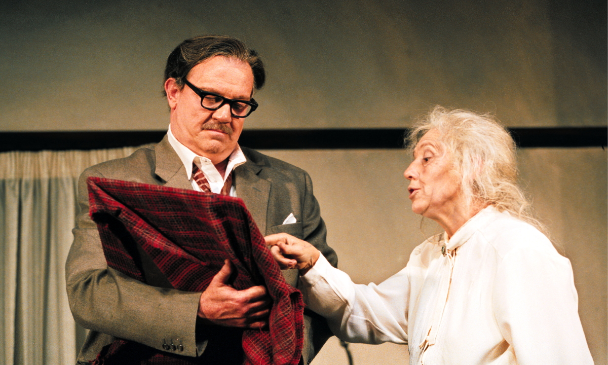 Bille Brown in his own play, Bill and Mary. Image: Queensland Theatre Company