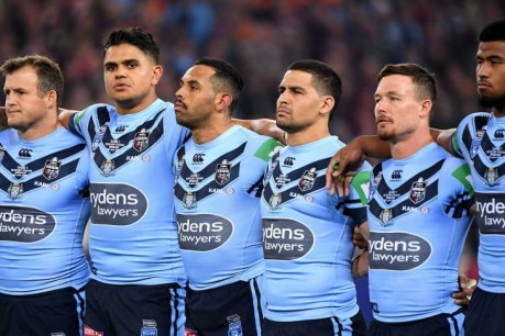 NRL cops a kicking from PM, backflips over plan to scrap national anthem from Origin