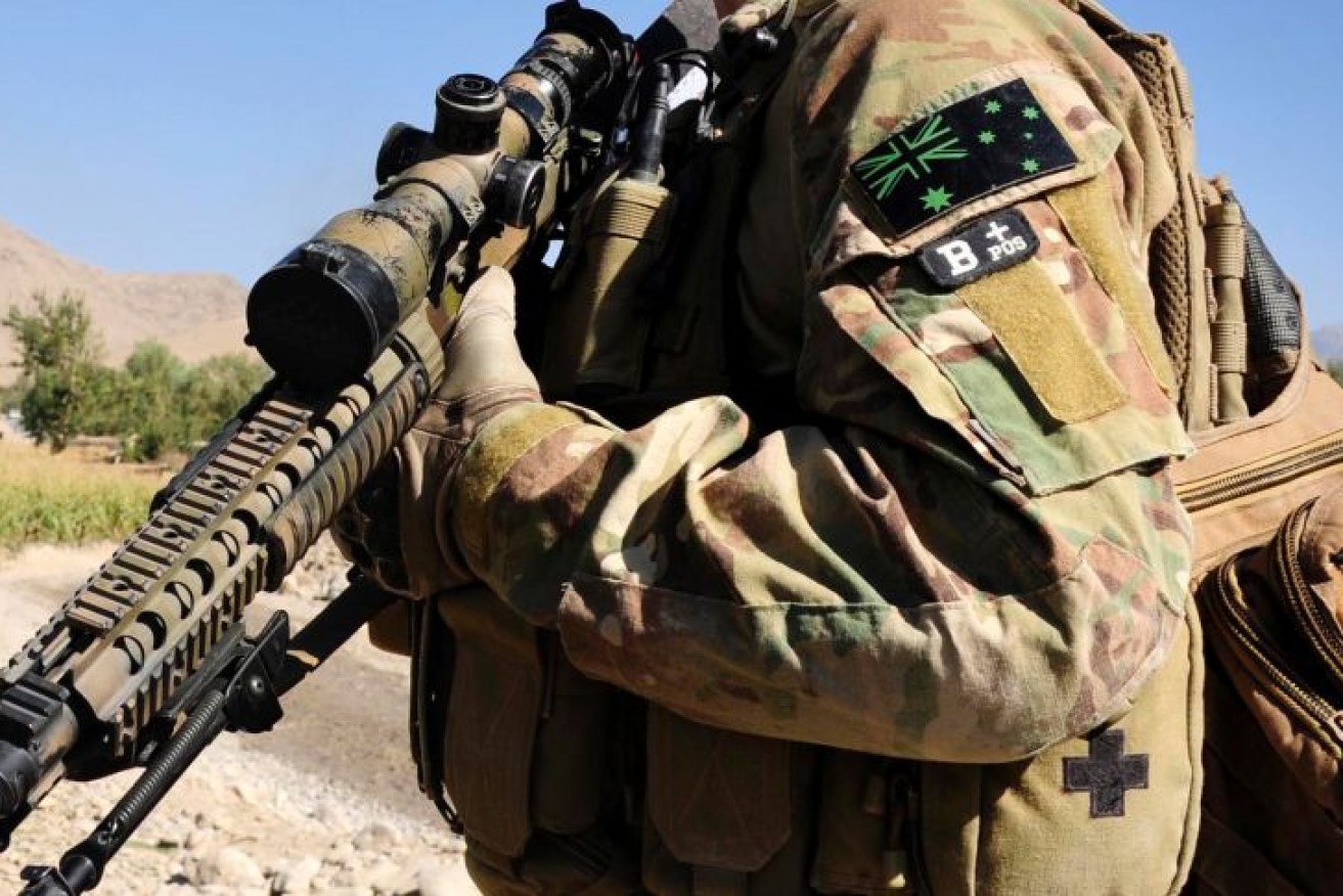 Soldiers are accustomed to having patches on their uniforms. Soon, they could have patches on their skin, monitoring their physical and mental readiness for conflict. (Photo: Australian Defence Force)