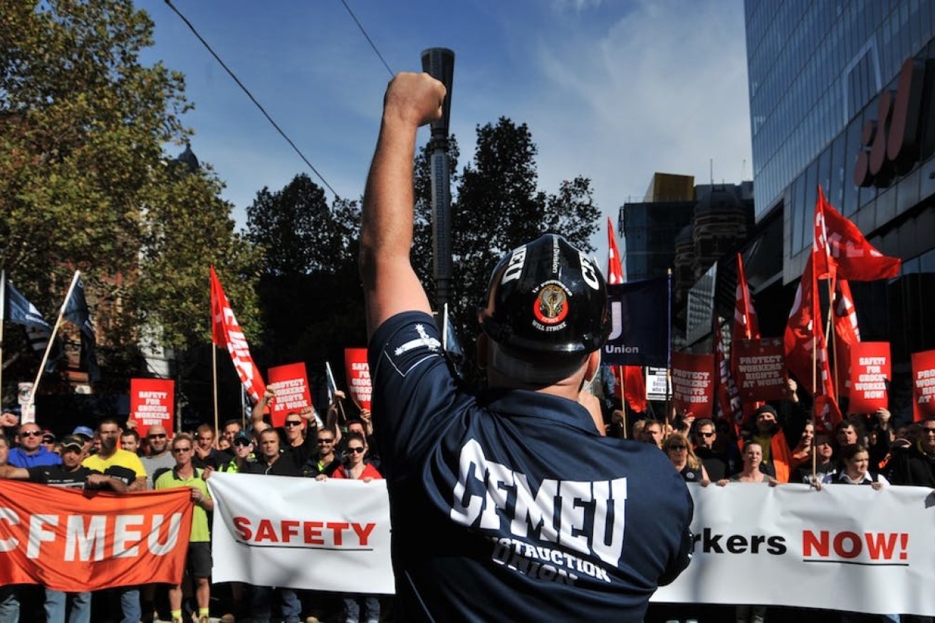 The CFMEU and Hutchison were hit with fines over boycott conduct