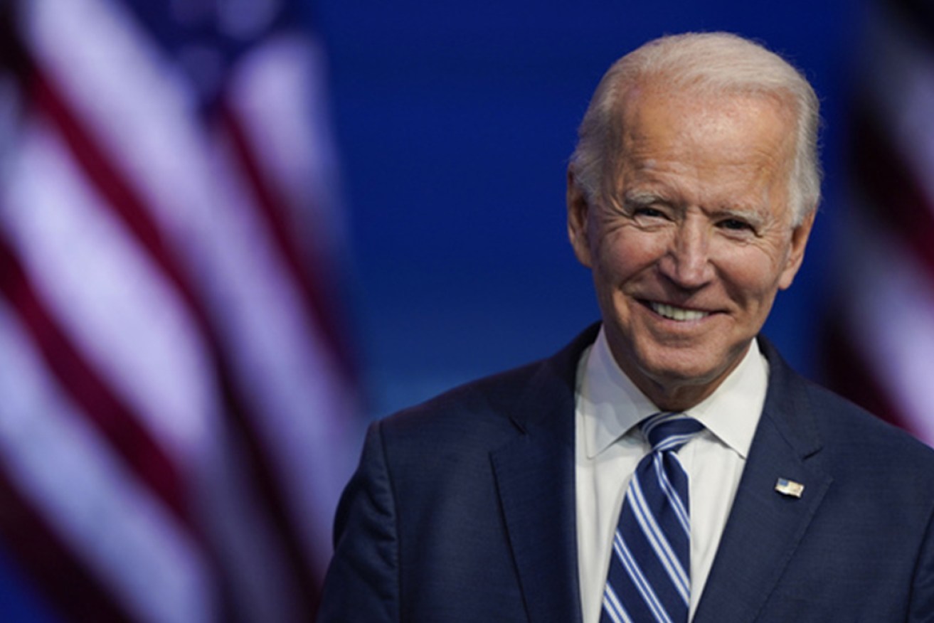 Joe Biden will be spending plenty of time with Prime Minister Scott Morrison this weekend. (Photo: ABC)
