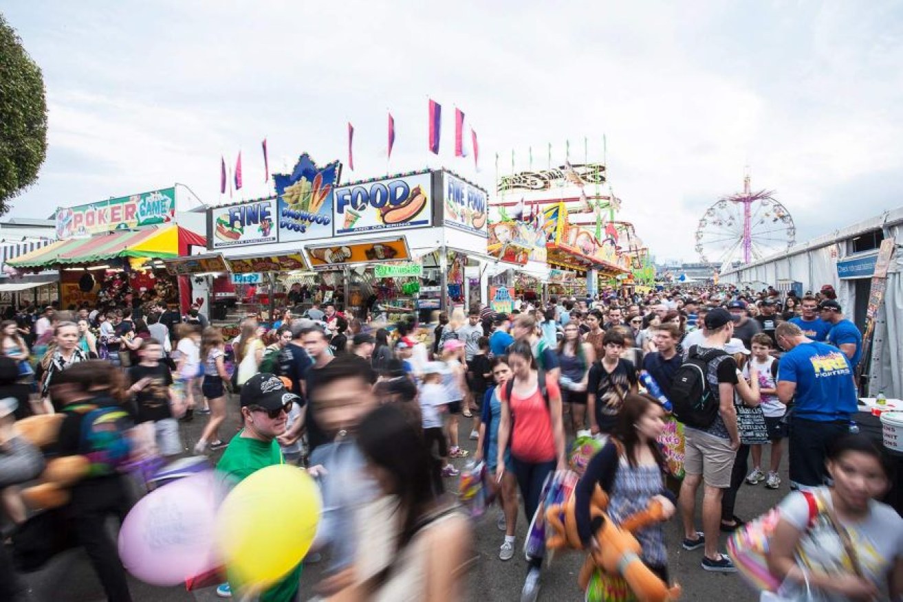 Brisbane's famous Ekka is set to return next week with no masks required. (ABC photo).
