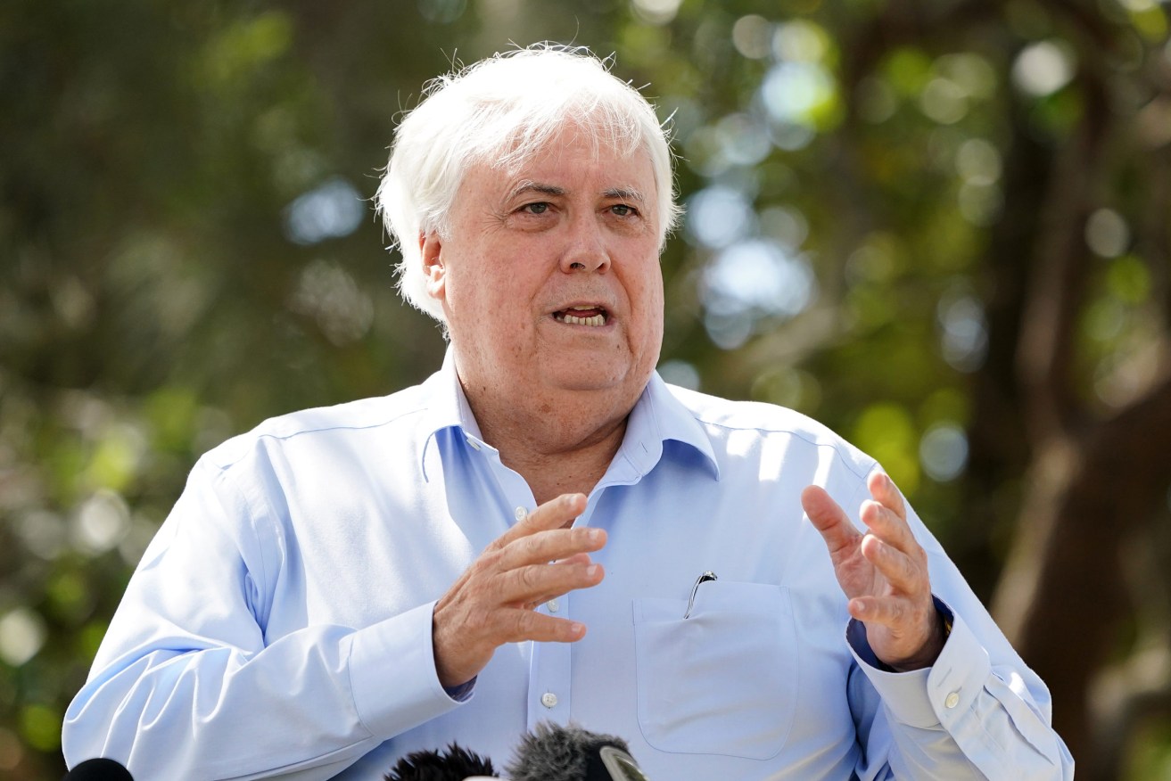 Clive Palmer's planned coal fired power station has been called in (AAP Image/Dave Hunt) 