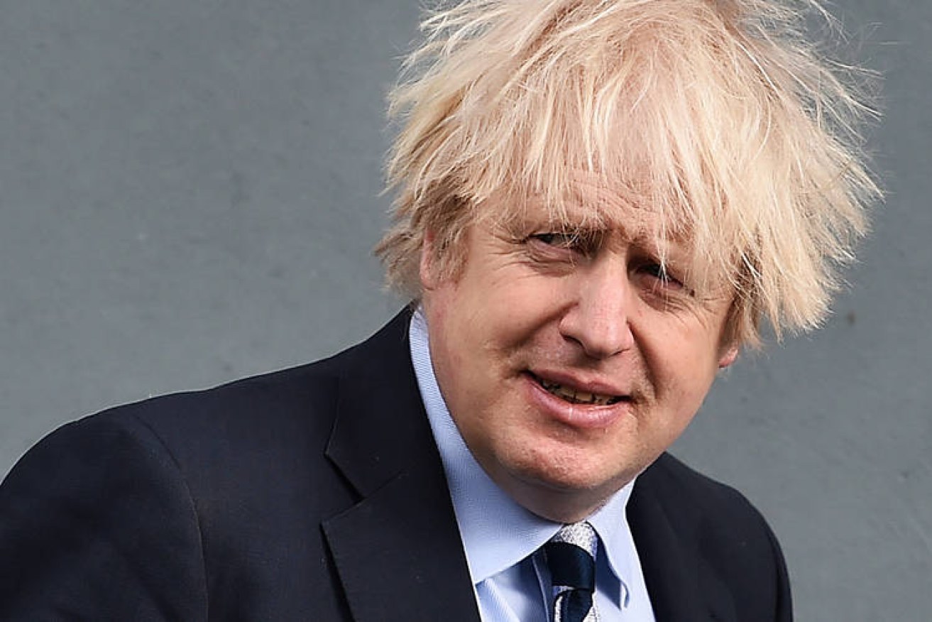 Boris Johnson has quit as UK prime Minister, saying "them's the breaks". (AP image).