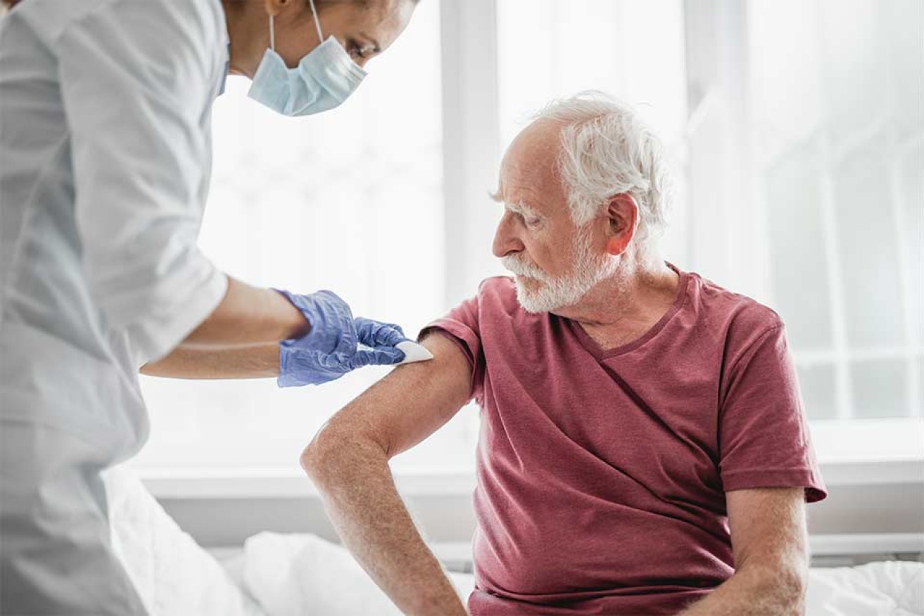 Many elderly patients will have the option of taking their vaccine at home.