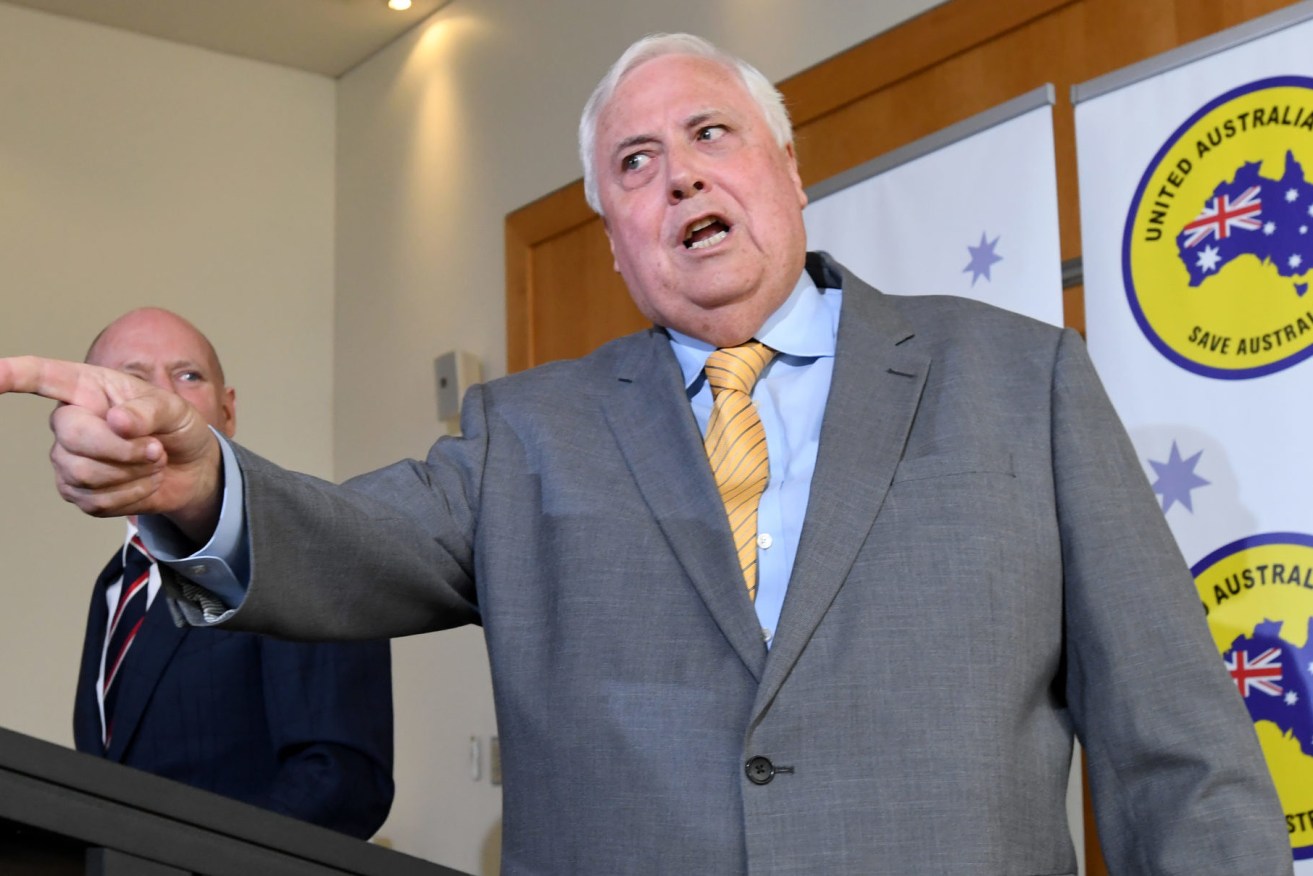 Justice Lee said it appeared Clive Palmer had been willing to "fashion his evidence" to best suit his case. (AAP Image/Darren England) 