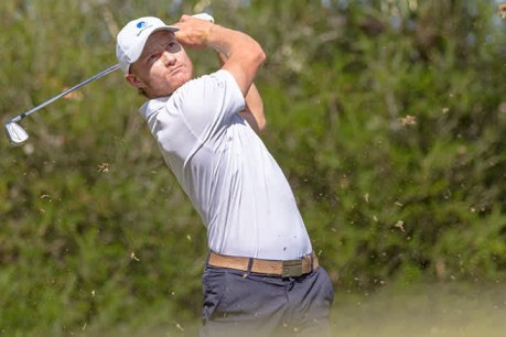 Home town hero sets cracking pace in second round of Australian PGA