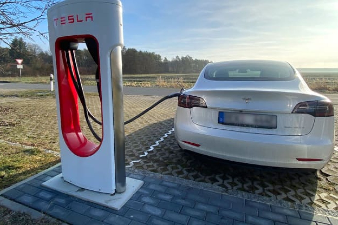 The government has been urged to support take-up of electric vehicles like the Telsla Model 3, currently the nation's best-selling EV. (File image).