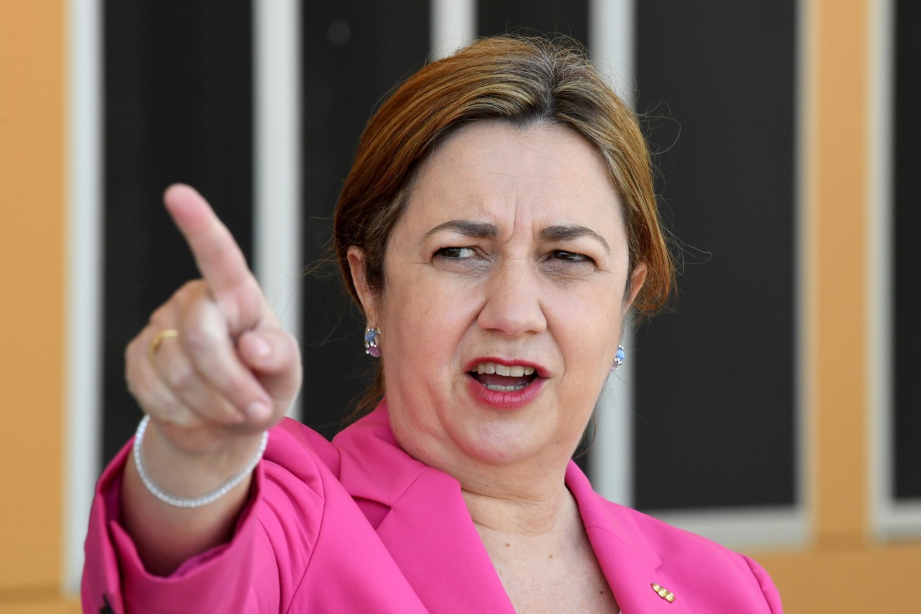 Premier Annastacia Palaszczuk is under pressure to take a tougher line with the CFMEU. (AAP Image/Darren England) 