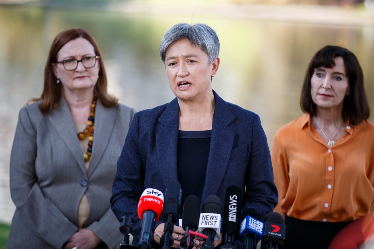 Shadow Foreign Affairs Minister Penny Wong has reeled the ALP's plan to curb China's influence in the Pacific. (AAP Image/Matt Turner)