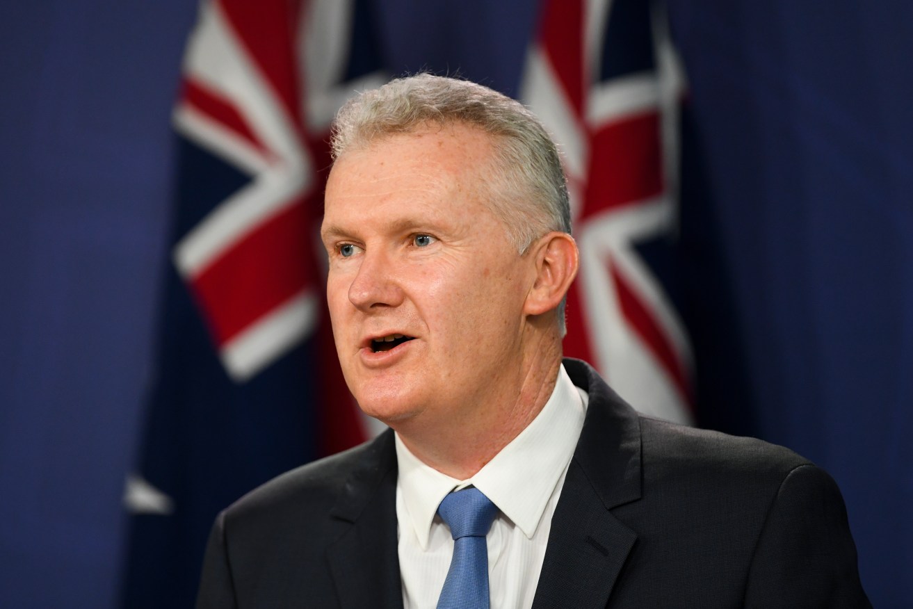 Industrial Relations Minister Tony Burke. (AAP Image/Lukas Coch) 