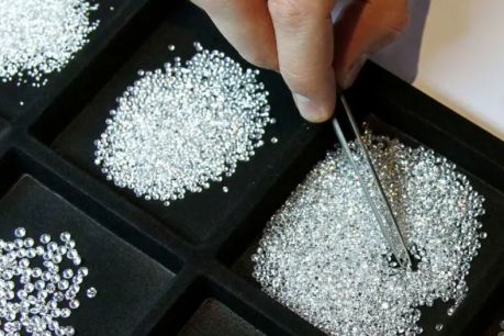 Too small to see, these diamonds might not be a girl’s best friend