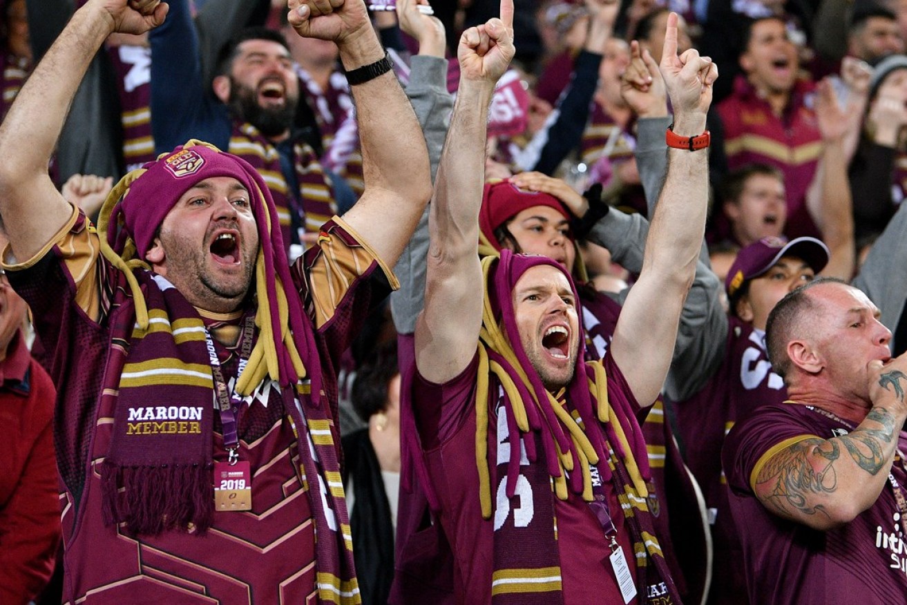 The capacity crowd at Suncorp Stadium for the State of Origin decider may have contributed to this week's Covid spike, says a local expert. (Image: QRL).